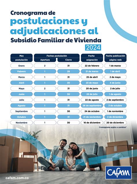 cafam requisitos subsidio de vivienda